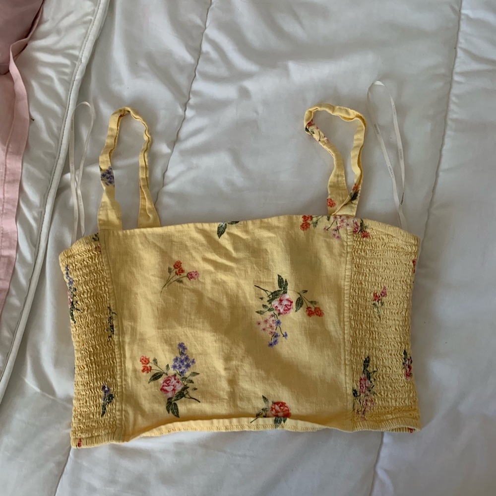 FLORAL CROP TOP